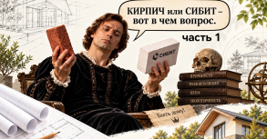 Кирпич или Сибит: что выбрать для строительства дома. Часть 1